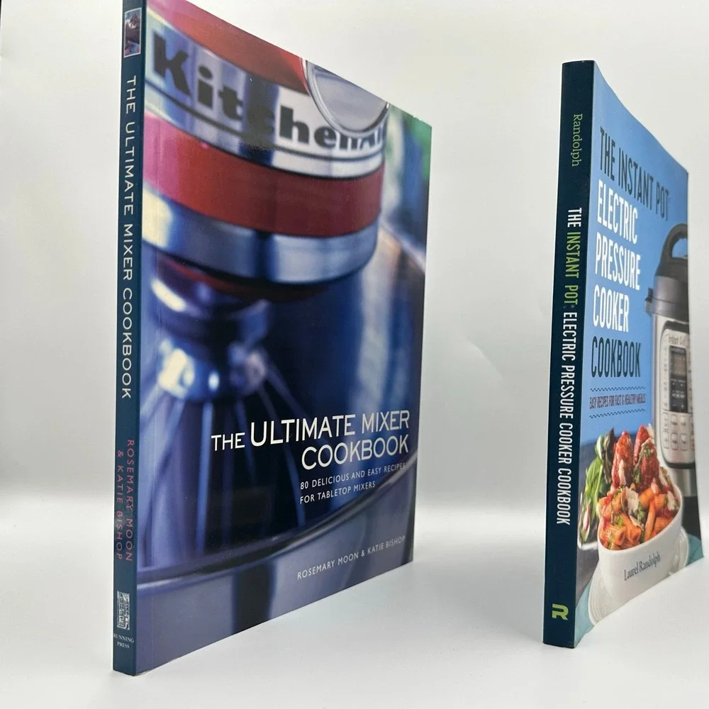 Kitchen Appliance Cookbook Lot 2 Instant Pot Mixer Recipes Paperback‎ Good